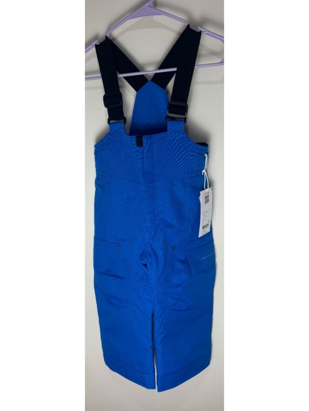 NWT Obermeyer Volt Ski Bib Pants Kids 4 Cosmic Blue Waterproof I-Grow